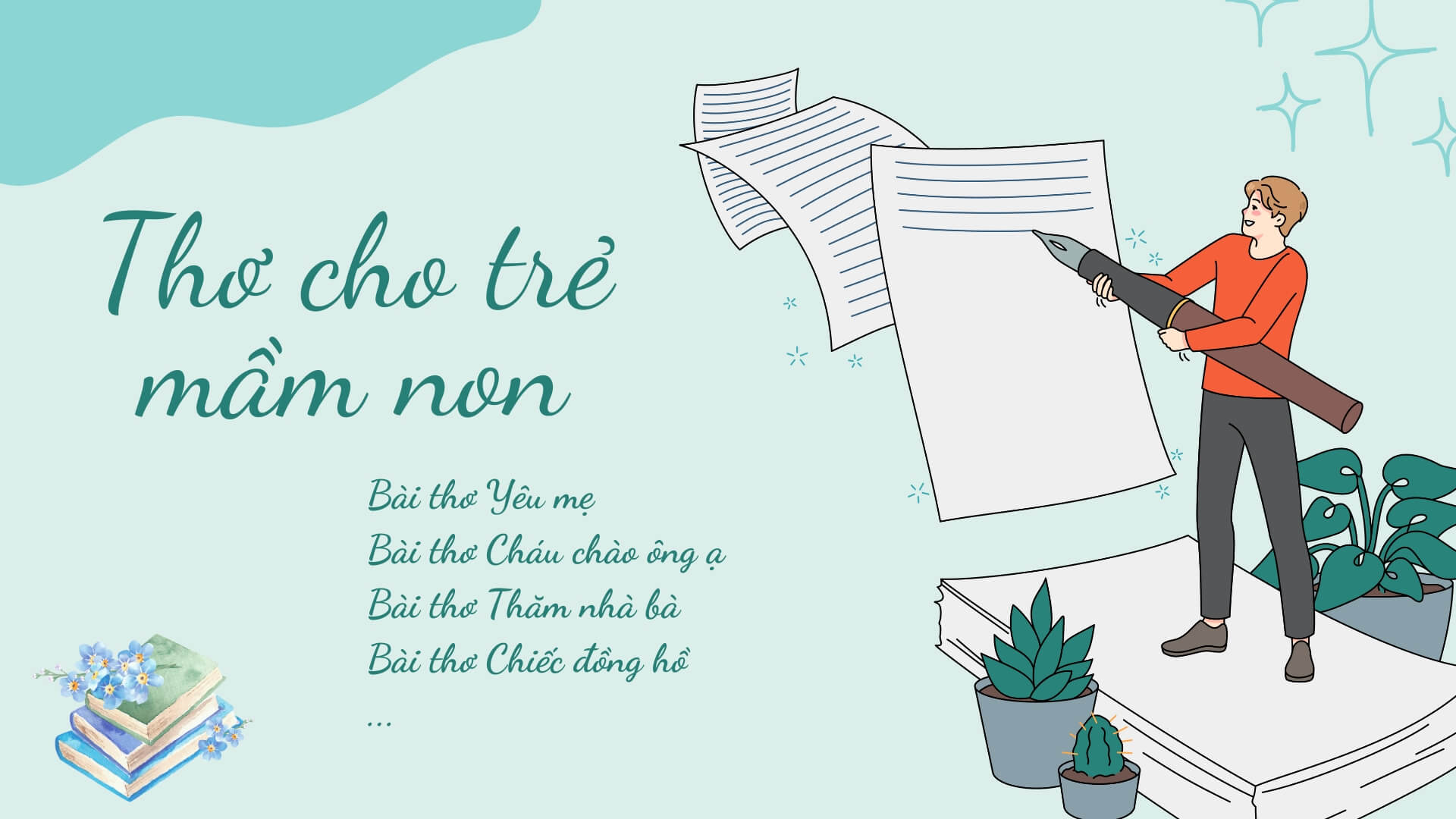 thơ cho trẻ mầm non