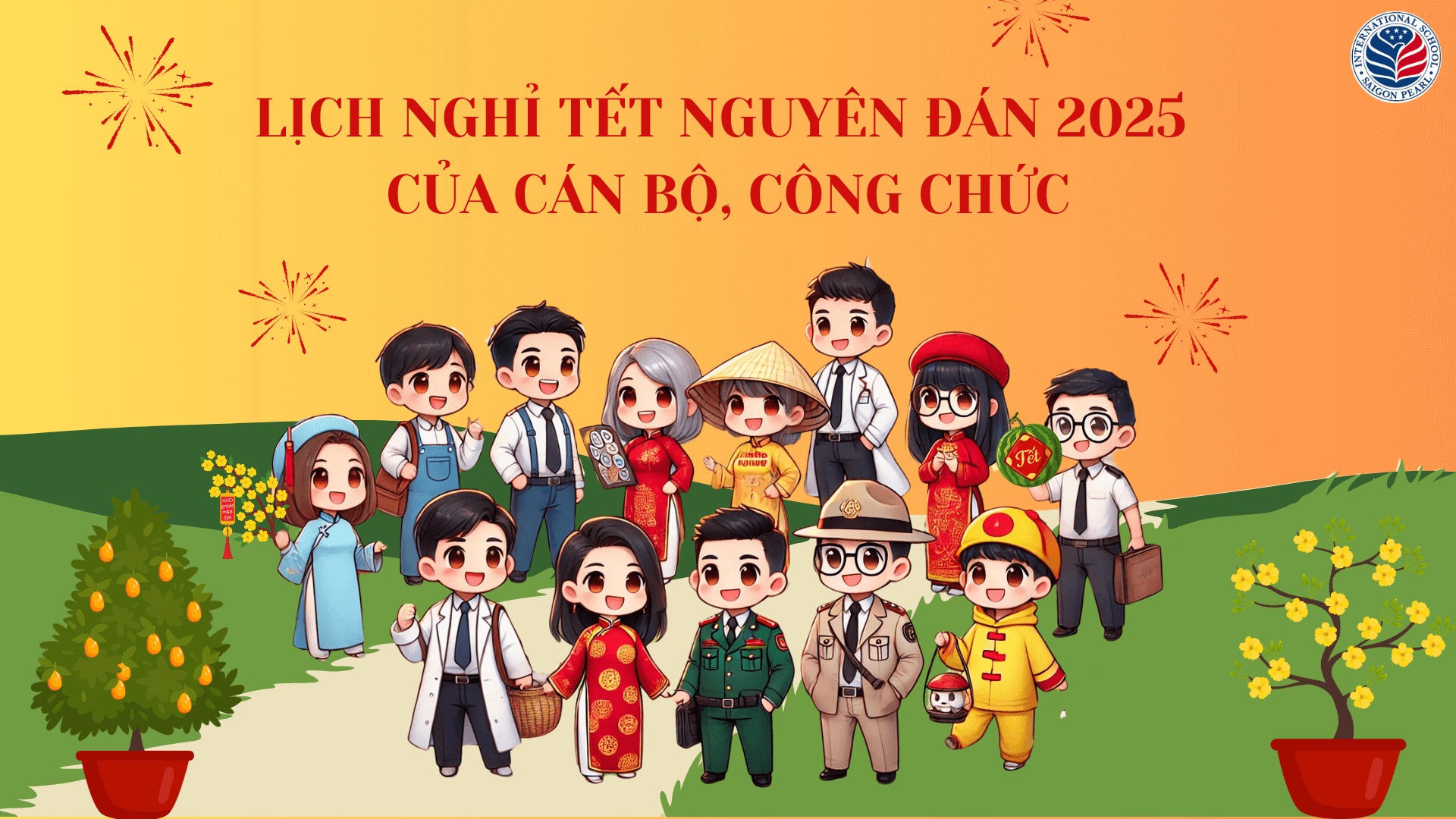 lịch nghỉ tết nguyên đán 2025 của cán bộ công chức