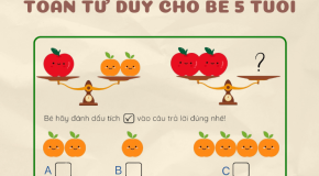 Toán tư duy cho bé 5 tuổiT