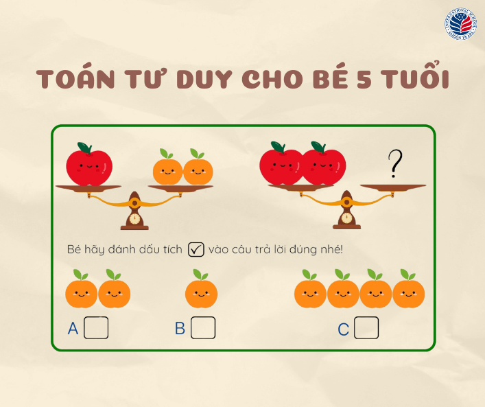 Toán tư duy cho bé 5 tuổiT