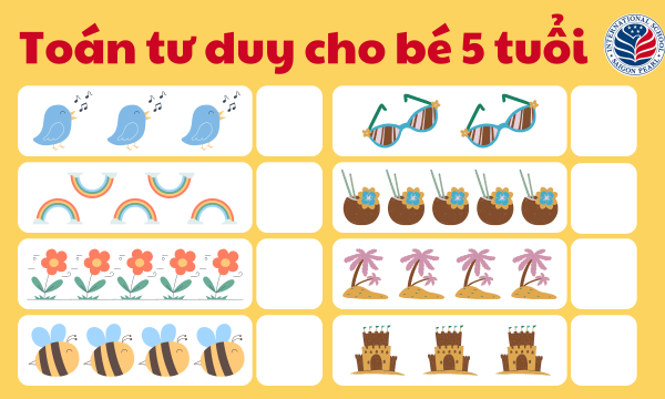 Toán tư duy cho bé 5 tuổi