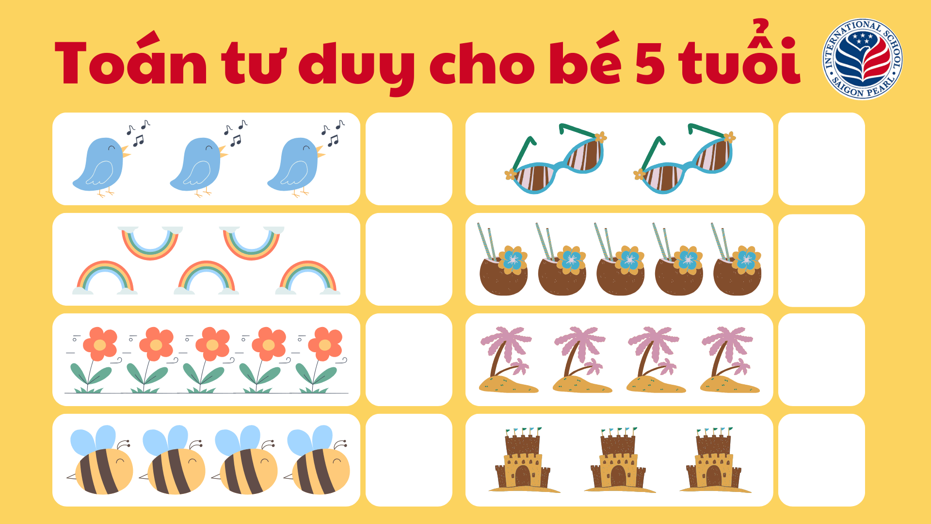 Toán tư duy cho bé 5 tuổi